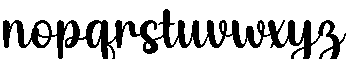 Adorable Woman Font LOWERCASE