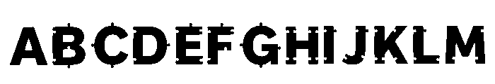 Adris Regular Font UPPERCASE