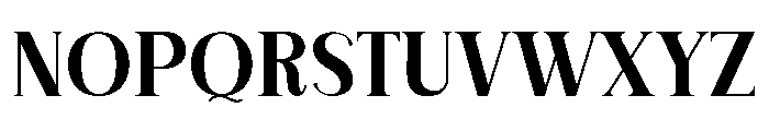 Advance Elegant Font UPPERCASE