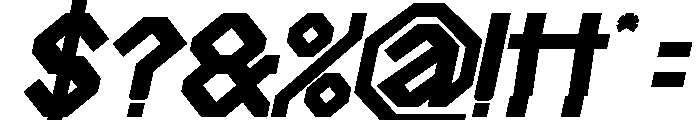 Advanced Civilization Bold Italic Font OTHER CHARS