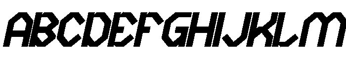 Advanced Civilization Bold Italic Font UPPERCASE