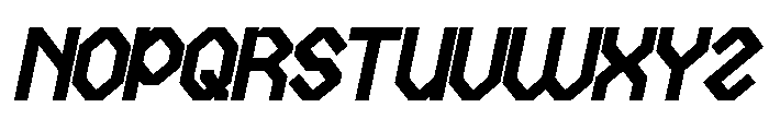 Advanced Civilization Bold Italic Font UPPERCASE
