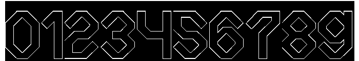 Advanced Civilization-Hollow-In Font OTHER CHARS