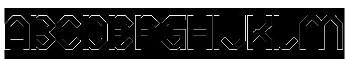 Advanced Civilization-Hollow-In Font UPPERCASE