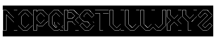 Advanced Civilization-Hollow-In Font UPPERCASE
