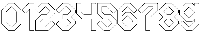 Advanced Civilization-Hollow Font OTHER CHARS