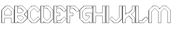 Advanced Civilization-Hollow Font UPPERCASE