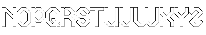 Advanced Civilization-Hollow Font UPPERCASE