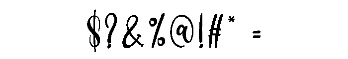 Advanture Camping Font OTHER CHARS