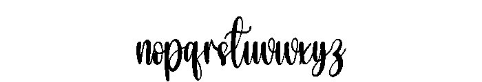 Advanture Camping Font LOWERCASE