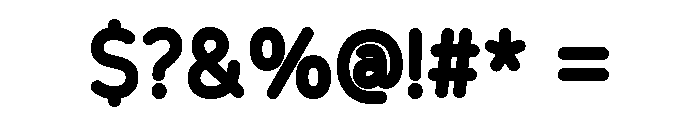 Advercost Font OTHER CHARS