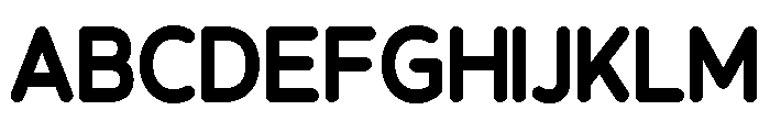 Advercost Font UPPERCASE