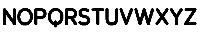Advercost Font LOWERCASE