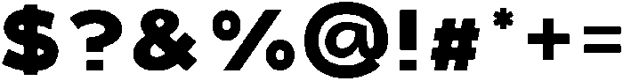 ADGET SANS Black otf (900) Font OTHER CHARS