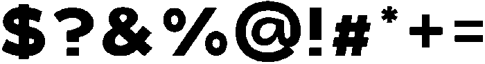 ADGET SANS Extra Bold otf (700) Font OTHER CHARS