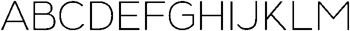ADGET SANS Extra Light otf (200) Font UPPERCASE