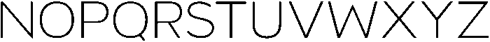 ADGET SANS Extra Light otf (200) Font UPPERCASE
