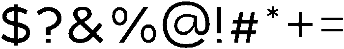 ADGET SANS Regular otf (400) Font OTHER CHARS