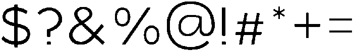 ADGET SANS light otf (300) Font OTHER CHARS