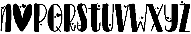 ADORABLE Regular otf (400) Font LOWERCASE