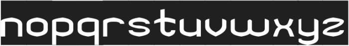 ADVENTURER-Inverse otf (400) Font LOWERCASE