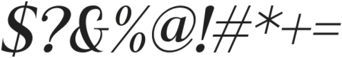 ADayThatFeelsBetter-Italic otf (400) Font OTHER CHARS