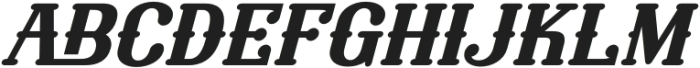 AdabileItalic-Regular otf (400) Font UPPERCASE