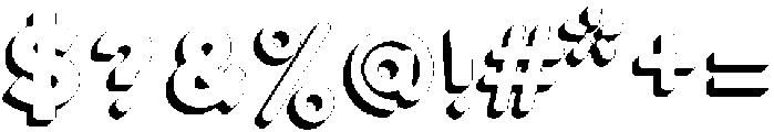 Adair 3D otf (400) Font OTHER CHARS