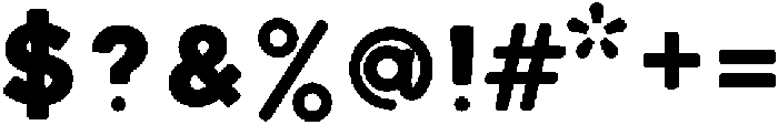 Adair Chunky otf (400) Font OTHER CHARS
