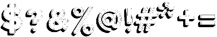 Adair Full otf (400) Font OTHER CHARS