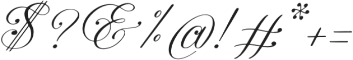 Adeglian Italic otf (400) Font OTHER CHARS