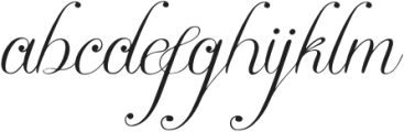 Adeglian otf (400) Font LOWERCASE