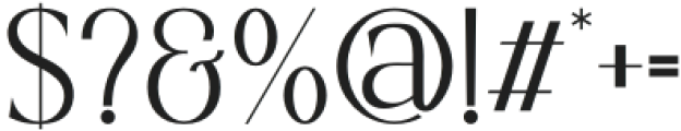 Adegofa Regular otf (400) Font OTHER CHARS