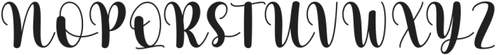 Adelecia Regular otf (400) Font UPPERCASE