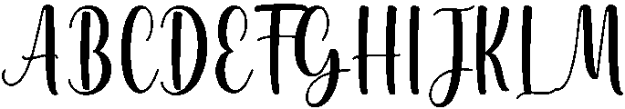Adelia Regular otf (400) Font UPPERCASE
