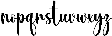 Adelia Regular otf (400) Font LOWERCASE