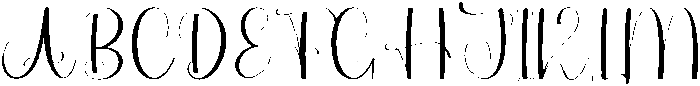 Adelia Regular otf (400) Font UPPERCASE