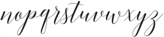 Adelicia Script Slant otf (400) Font LOWERCASE