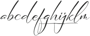 Adelinetha Charlote otf (400) Font LOWERCASE