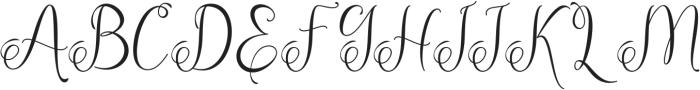 Adella Spring ttf (400) Font UPPERCASE