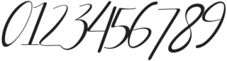 Adellia Italic otf (400) Font OTHER CHARS
