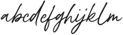 Adelyn Regular otf (400) Font LOWERCASE
