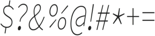 Adelyna Sans Italic otf (400) Font OTHER CHARS