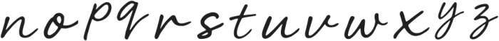 Adenline Signature Regular otf (400) Font LOWERCASE