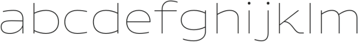 Adero Thin otf (100) Font LOWERCASE