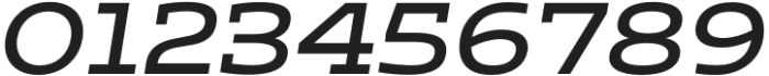 Aderos-Oblique otf (400) Font OTHER CHARS