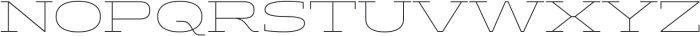 Aderos Thin Expanded otf (100) Font UPPERCASE