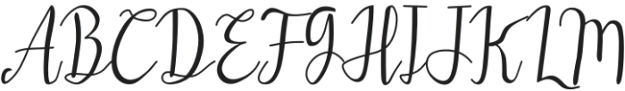 Adettalia otf (400) Font UPPERCASE