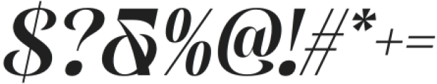 Adevas Italic otf (400) Font OTHER CHARS