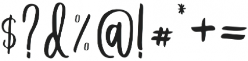 Adheana Font Duo Regular otf (400) Font OTHER CHARS
